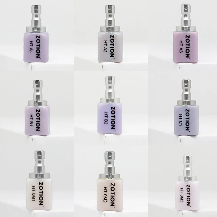 A1 A2 A3 HT Dental Glass Ceramic Lithium Dislicate Blocks Emax CAD CAM