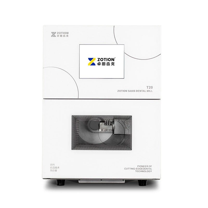Small Size 5 Axis Dry Milling Machine Of Zirconia Discs For Dental Lab And Clinics