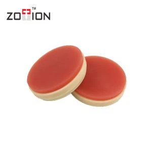 A1 A2 A3 PMMA Blank Dental Material 98mm PMMA Disco para Máquina de Fresagem de Cadcam