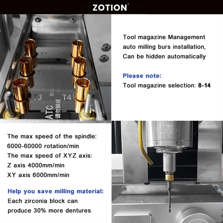 CNC Dental Milling Machine For Dental Lab