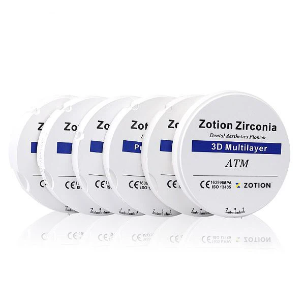 Dental Zirconia Block ZirkonZahn M5 CAD CAM System Compatible Zirconium Disc